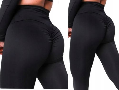 LEGGINSY DAMSKIE PUSH UP MARSZCZENIE CZARNE S/M na Arena.pl