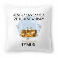 Poduszka Dla Tymona Na Urodziny Ze Zdjęciem Na Prezent Biała 40X40 Cm