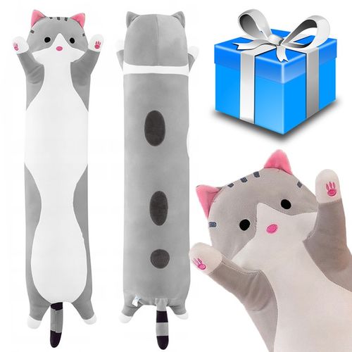 PODUSZKA 130 CMPLUSZOWY KOTEK PLUSZOWA MASKOTKA KOT PLUSZAK na Arena.pl