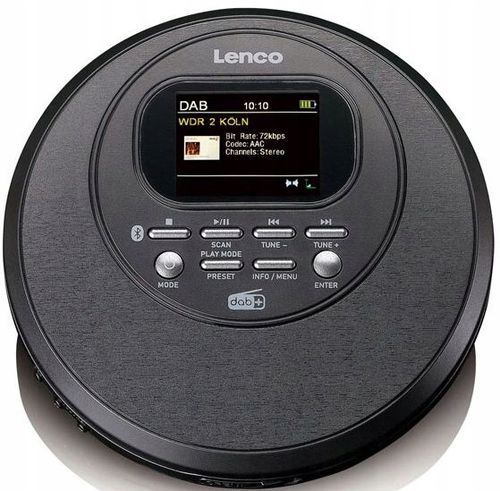 Discman Lenco CD-500 CD MP3 ESP RDS DAB+ RADIO LCD KOLOROWY WYŚWIETLACZ na Arena.pl