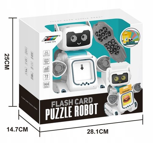 Interaktywny Robot z Fiszkami do Nauki Zdalnie Sterowany Pilotem Gra Chodzi na Arena.pl