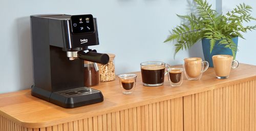 Ekspres ciśnieniowy kolbowy Beko CEP5302B Czarny LCD 15BAR na Arena.pl