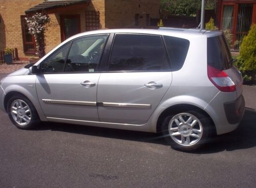 Renault SCENIC II - Listwy CHROM Boczne Drzwi na Arena.pl