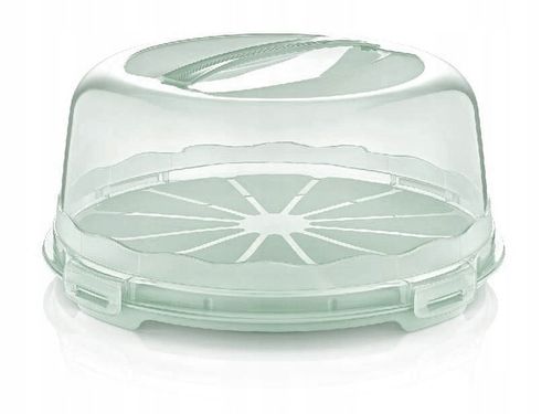 POJEMNIK NA CIASTO 30cm wypieki TORTOWNICA z uchwytem ZAMYKANA pudełko na Arena.pl