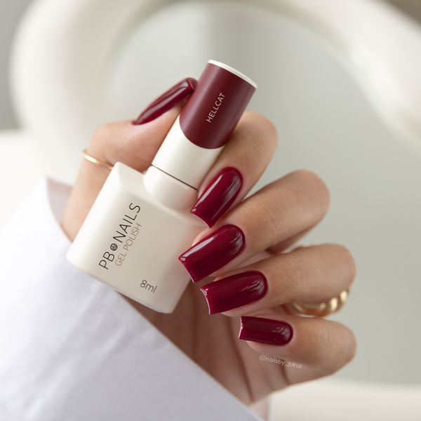 PB NAILS Lakier hybrydowy - HELLCAT GE 400 - 8ml zdjęcie 2
