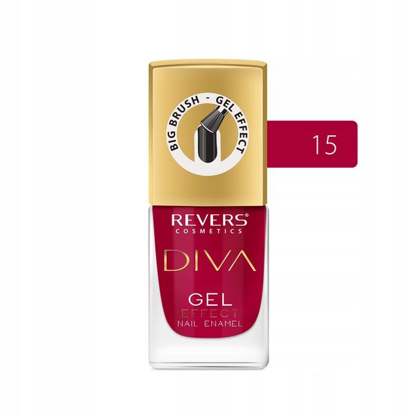 r nail polish diva gel effect 015 zdjęcie 1