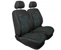 Uniwersalne pokrowce przód ELEGANCE 1+1 ZIELONE Audi A3 8L 8P 8V 1996-