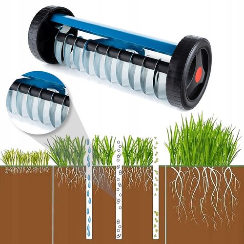 AERATOR WERTYKULATOR RĘCZNY na kółkach OBROTOWY WAHADŁOWY DO TRAWNIKA na Arena.pl