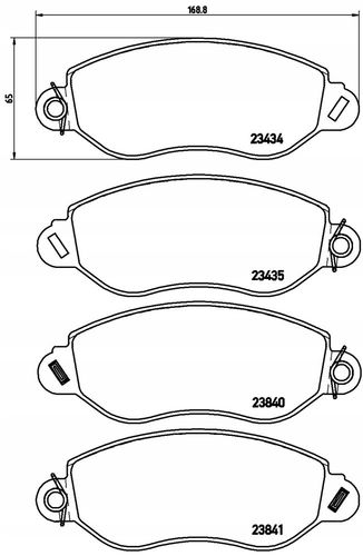 BREMBO KLOCKI HAMULCOWE PRZÓD P24053 FORD TRANSIT na Arena.pl