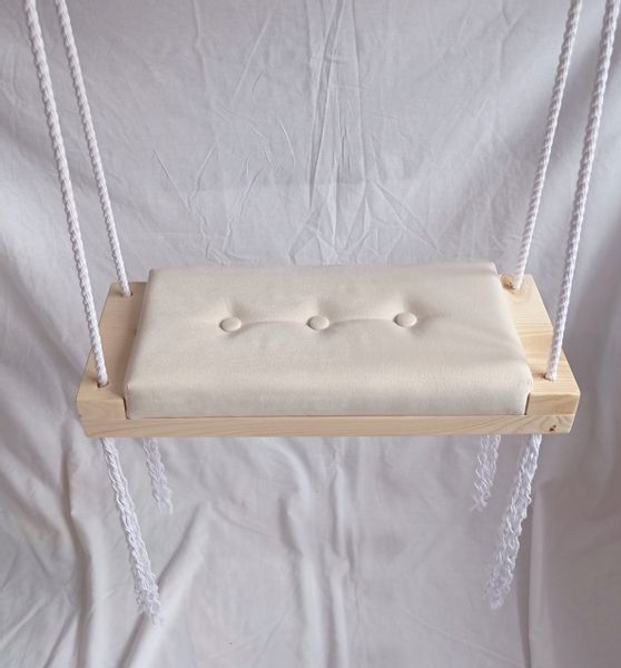 Huśtawka płaska DLA DZIECI SZARA POKÓJ DOM OGRÓD zdjęcie 6