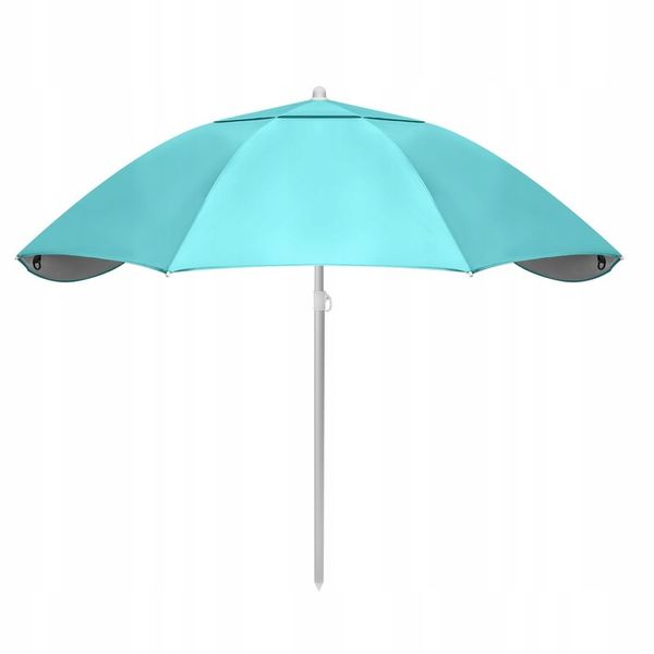 Duży parasol plażowy 2w1 namiot parawan ogrodowy składany w pokrowcu zdjęcie 3