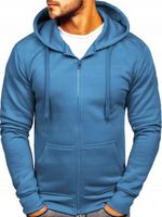 BLUZA MĘSKA ROZPINANA KIESZENIE CIEPŁA