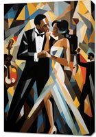 Obraz 60x90cm Jazzowa Wieczorna Harmonia