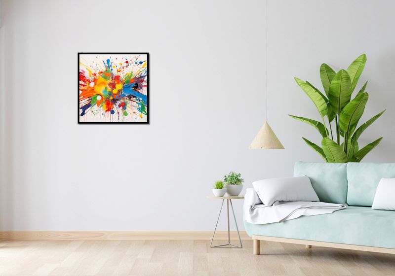 Plakat 60x60cm Eksplozja Kreatywności zdjęcie 4