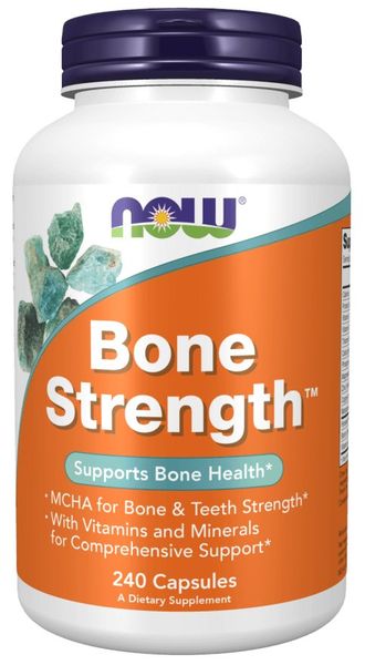 NOW FOODS Bone Strength (240 kaps.) zdjęcie 1