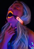 taboom glow in the dark - anatomiczny knebel kulowy świecący