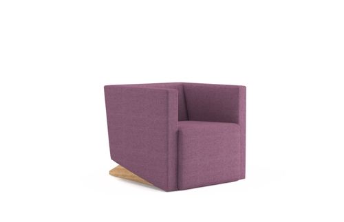 Fotel Plain fioletowy jasny na Arena.pl