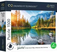 Puzzle 1500 elementów. U podnóża Alp, Jezioro Hintersee, Niemcy