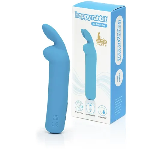 Wibrator - Happy Rabbit Rechargeable Vibrating Bullet Blue na Arena.pl