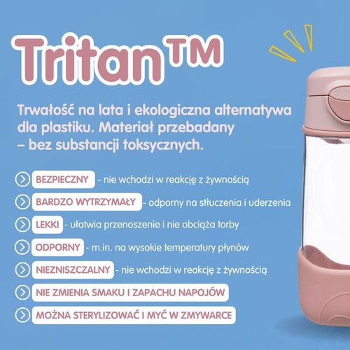 Sportowa butelka tritanowa 450 ml, Lemon Twist, b.box na Arena.pl