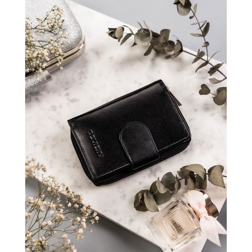 skórzany portfel damski z systemem rfid protect - rovicky na Arena.pl