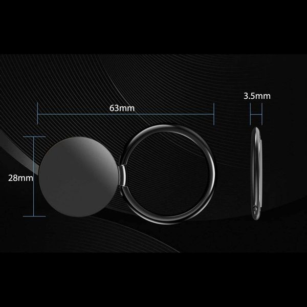 Uchwyt do telefonu Magnetic Phone Ring Black zdjęcie 3