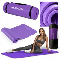 MATA DO ĆWICZEŃ FITNESS gimnastyczna NBR TRENINGOWA + ETUI joga GRUBA