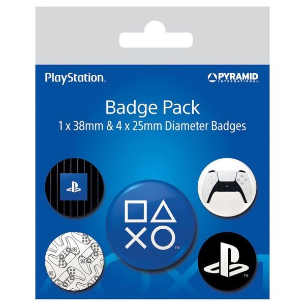 Zestaw przypinek PlayStation zdjęcie 1