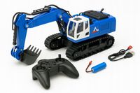 KOPARKA ZDALNIE STEROWANA RC NA PILOTA KALIWOER - METALOWA ŁYCHA AKUMULATOR
