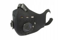 Maska antysmogowa Sport Earloop neopren light black Safemask