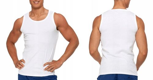 PODKOSZULKA KOSZULKA MĘSKA 100% BAWEŁNA GŁADKA L Moraj na Arena.pl