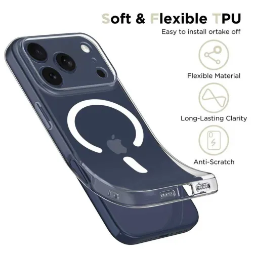 etui tech-protect flexair magsafe na iphone 17 pro - przezroczyste na Arena.pl