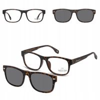 2w1 Okulary Plusy do CZYTANIA z NAKŁADKĄ PRZECIWSŁONECZNĄ z Polaryzacją