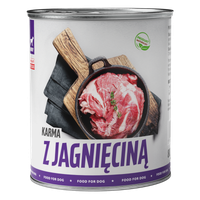 MOKRA KARMA DLA PSA TufTuf Puszka mielonka z jagnięciną 800g
