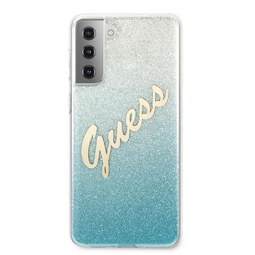 Guess GUHCS21MPCUGLSBL S21+ G996 niebieski/blue hardcase Glitter Gradient Script na Arena.pl