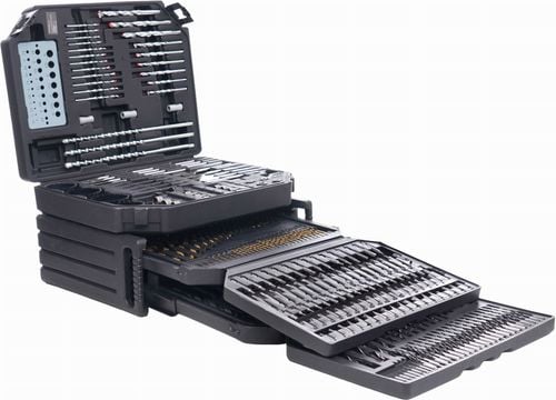 Komplet otwornic, dłut, bitów - 300el. KD998 na Arena.pl