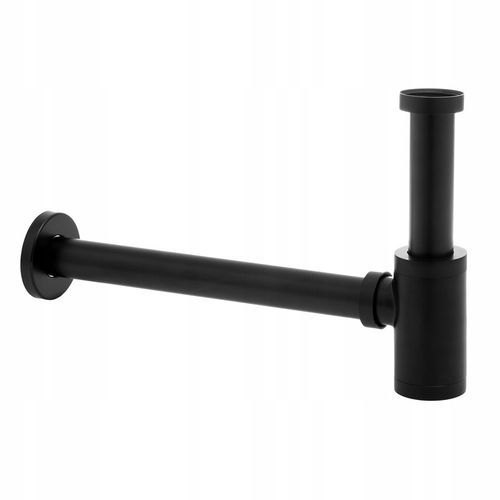 Korek klik klak czarny automatyczny bez przelewu z syfonem do umywalki YOKA na Arena.pl