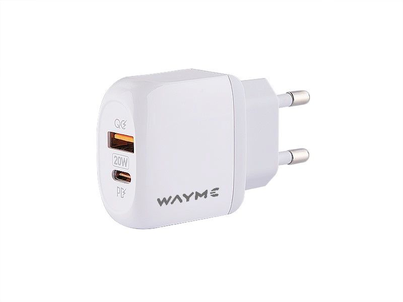 Ładowarka sieciowa 20W USB-C PD + QC3.0 zdjęcie 1