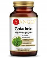 Yango GOTU KOLA 100kaps. Wąkrota Azjatycka PRAWIDŁOWA PRACA MÓZGU SERCA