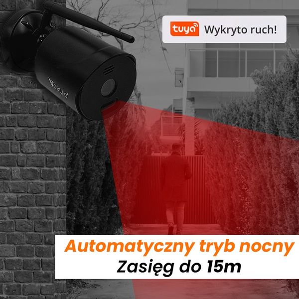 Kamera Zewnętrzna Bezprzewodowa WiFi IP ORLLO TZ4 Jakość Super HD + GRATIS zdjęcie 10
