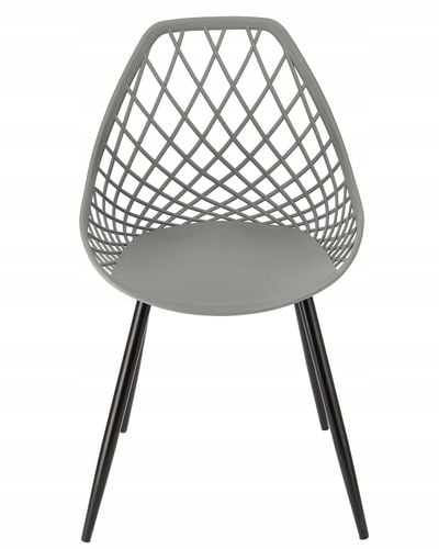 krzesło aranda szare + czarne nogi (nowy kod 15.10.2025) na Arena.pl