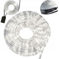 WĄŻ ŚWIETLNY BIAŁY ZIMNY ZEWNĘTRZNY 480 LED LAMPKI CHOINKOWE 20M OZDOBA XXL