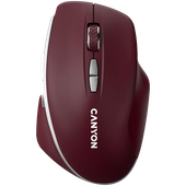 canyon mysz bezprzewodowa mw-21 blu led bt czerwona
