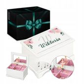 Szkatułka na Biżuterię z Pozytywką Baletnica Prezent na Urodziny dla