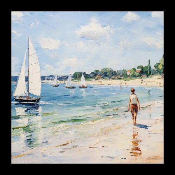 Plakat 20x20cm Życie na Brzegu zdjęcie 2