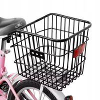 KOSZ NA ROWER METALOWY TYLNY KOSZYK ROWEROWY NA BAGAŻNIK