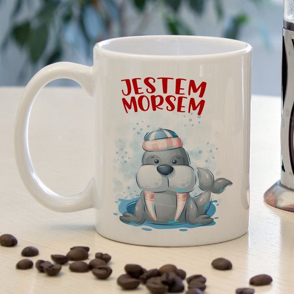Kubek z nadrukiem - Jestem Morsem zdjęcie 2