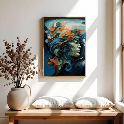 Plakat portret abstrakcja obraz 40x50 cm na Arena.pl