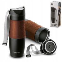 KUBEK TERMICZNY Butelka Termos na Kawę Brązowy Konighoffer Frizo 480