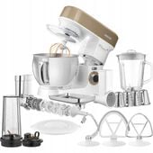 Robot Kuchenny 5w1 Ciasto Maszynka do Mięsa Blender Szatkownica Moc 1200W